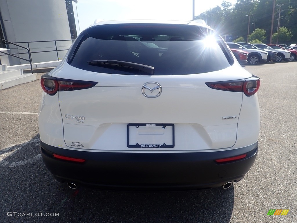 2023 CX-30 S Select AWD - Snowflake White Pearl Mica / Black photo #3