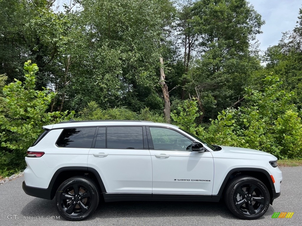 Bright White 2023 Jeep Grand Cherokee L Altitude 4x4 Exterior Photo #146437025