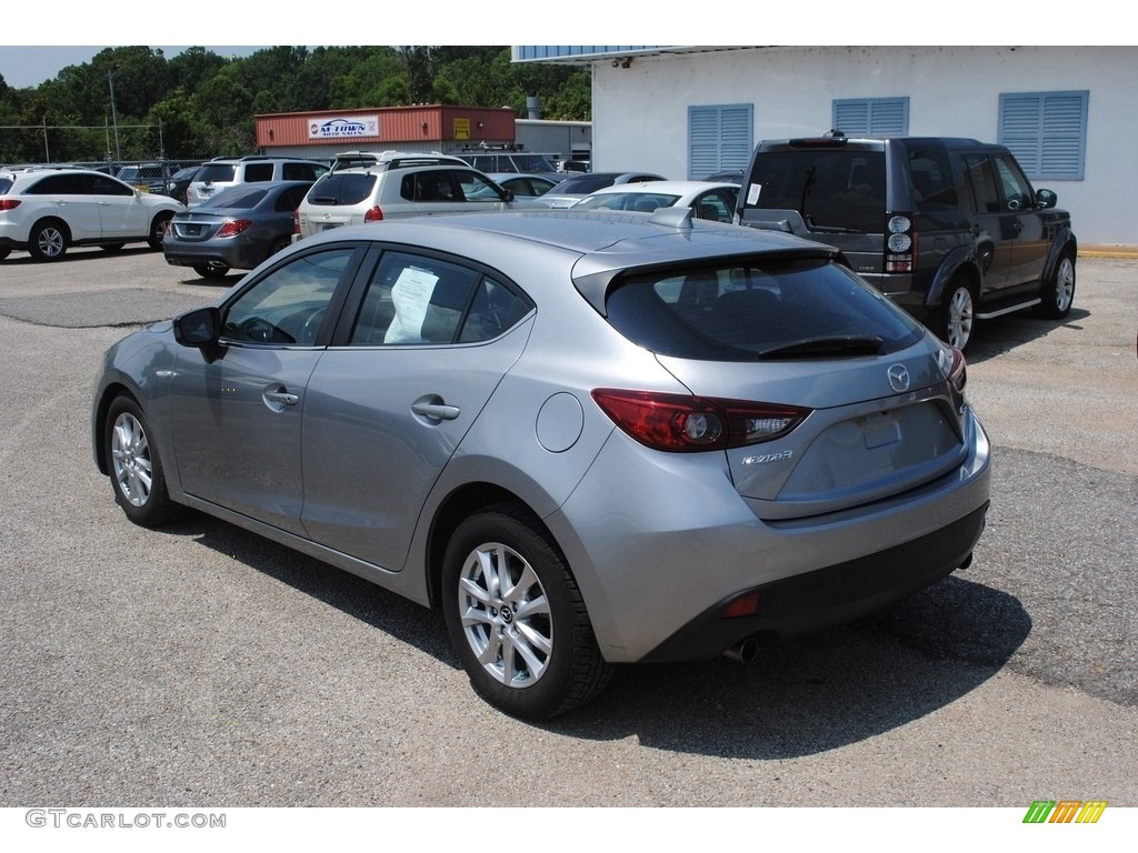 2014 MAZDA3 i Grand Touring 5 Door - Liquid Silver Metallic / Black photo #3