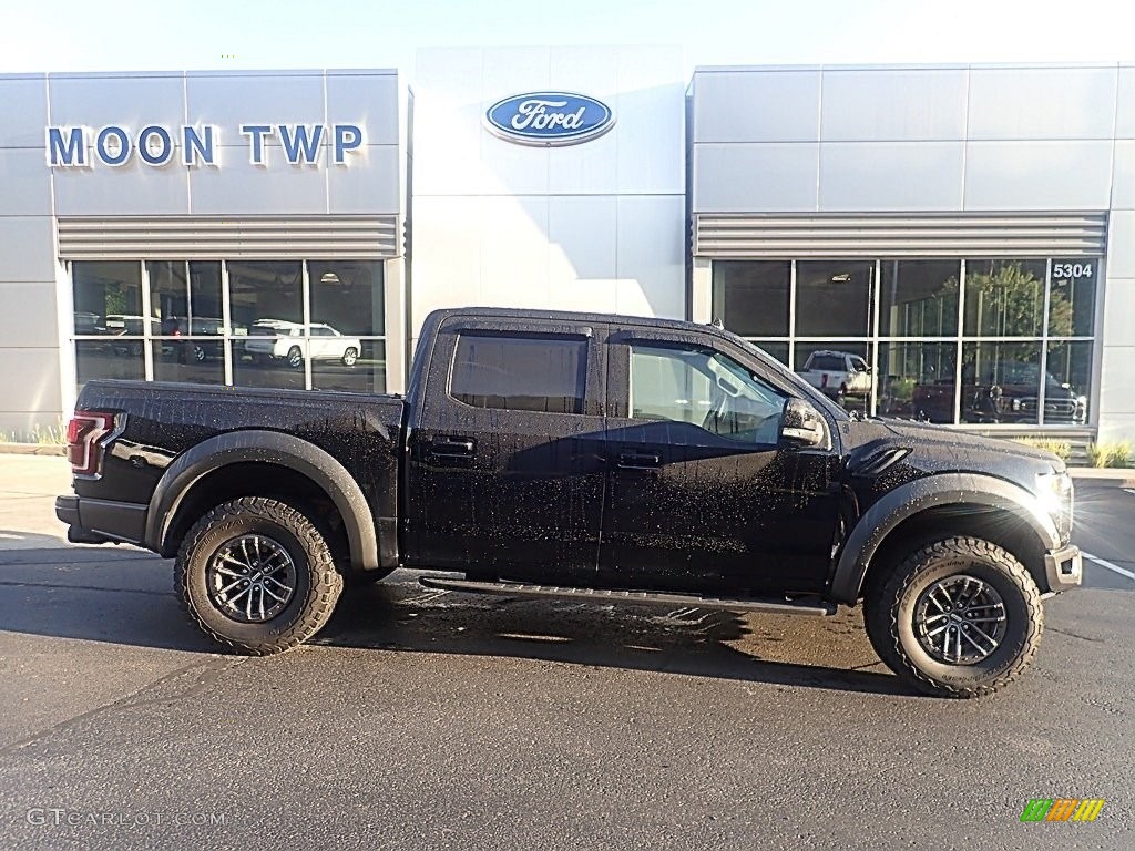 2020 F150 SVT Raptor SuperCrew 4x4 - Agate Black / Black photo #1