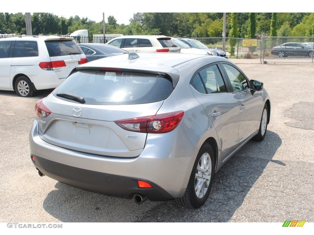 2014 MAZDA3 i Grand Touring 5 Door - Liquid Silver Metallic / Black photo #5