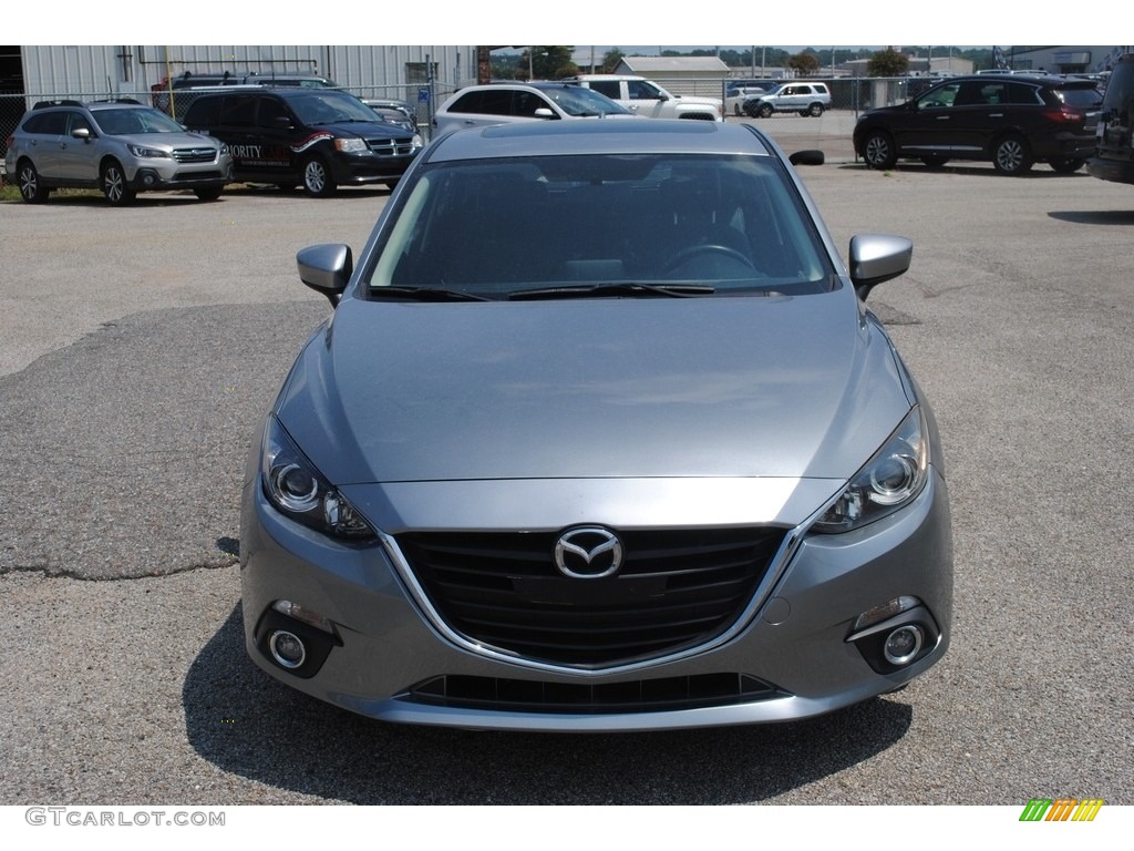 2014 MAZDA3 i Grand Touring 5 Door - Liquid Silver Metallic / Black photo #8