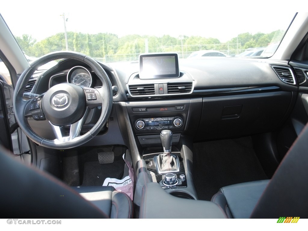 2014 Mazda MAZDA3 i Grand Touring 5 Door Black Dashboard Photo #146437636