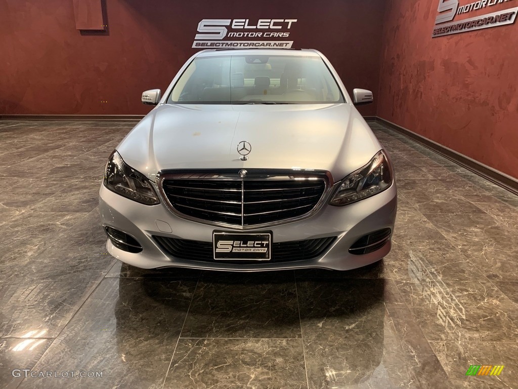 2016 E 350 4Matic Sedan - Diamond Silver Metallic / Silk Beige/Espresso Brown photo #2
