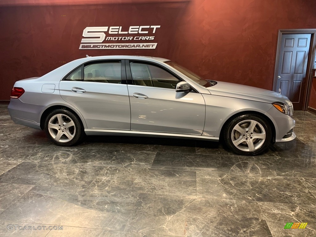 2016 E 350 4Matic Sedan - Diamond Silver Metallic / Silk Beige/Espresso Brown photo #4