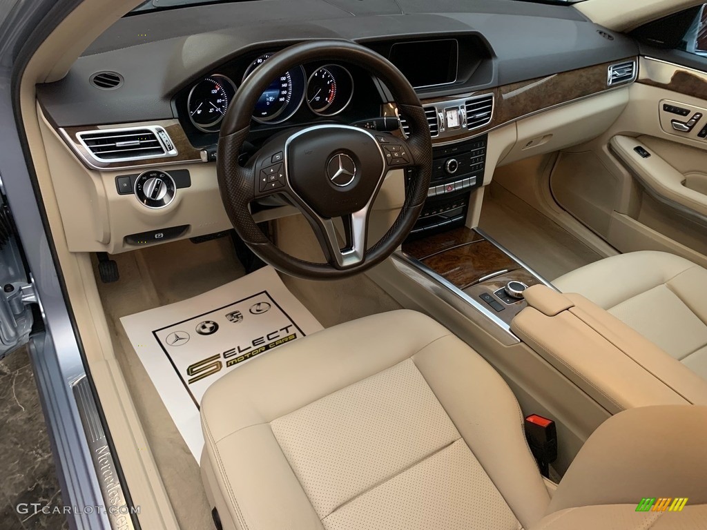 Silk Beige/Espresso Brown Interior 2016 Mercedes-Benz E 350 4Matic Sedan Photo #146437801