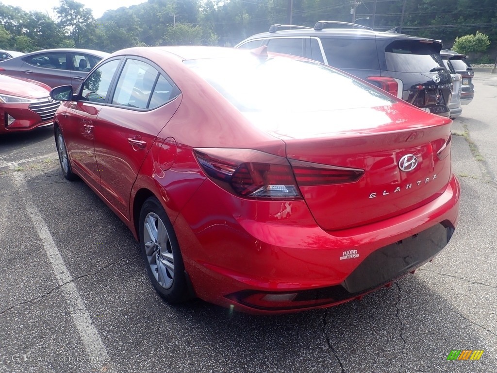 2020 Elantra Value Edition - Scarlet Red Pearl / Black photo #2