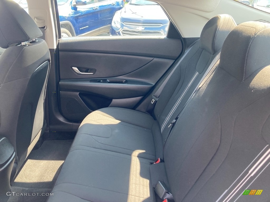 2021 Elantra Blue Hybrid - Phantom Black / Black photo #15