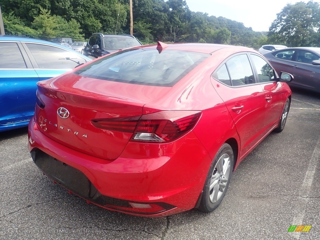 2020 Elantra Value Edition - Scarlet Red Pearl / Black photo #4