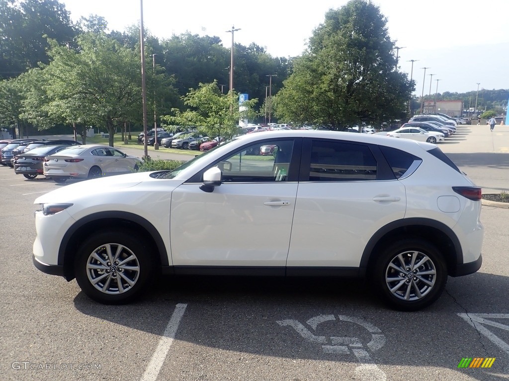 2023 CX-5 S Select AWD - Rhodium White Metallic / Black photo #6