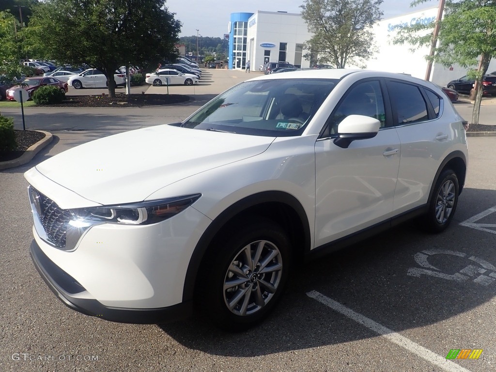 2023 CX-5 S Select AWD - Rhodium White Metallic / Black photo #7