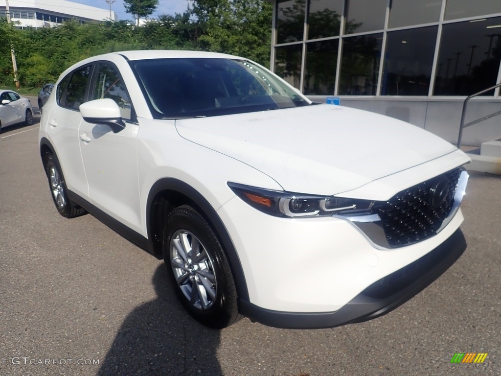 2023 CX-5 S Select AWD - Rhodium White Metallic / Black photo #9