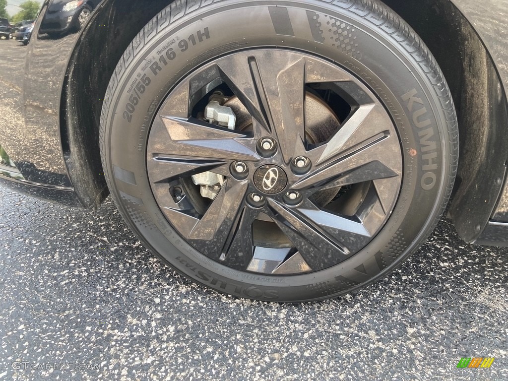 2021 Hyundai Elantra Blue Hybrid Wheel Photo #146438604