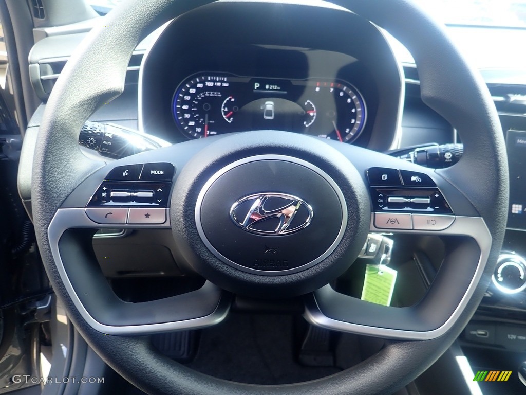 2024 Hyundai Santa Cruz SE AWD Black Steering Wheel Photo #146438605