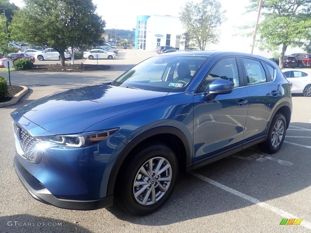 2023 CX-5 S AWD - Eternal Blue Mica / Black photo #7