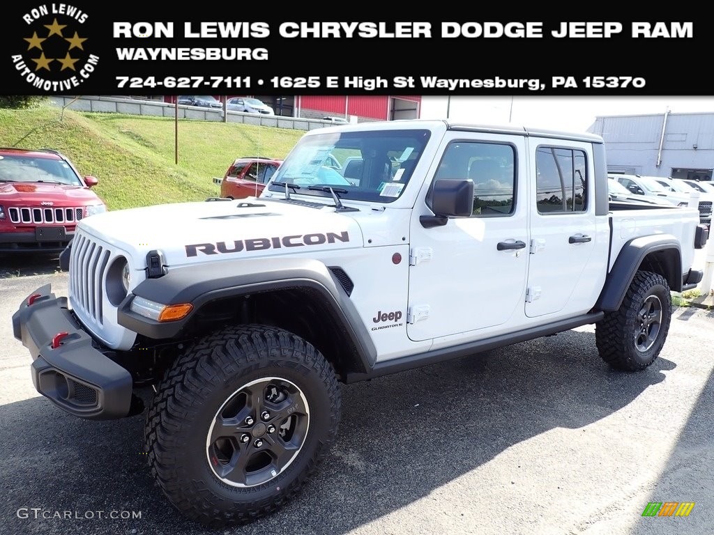 Bright White Jeep Gladiator