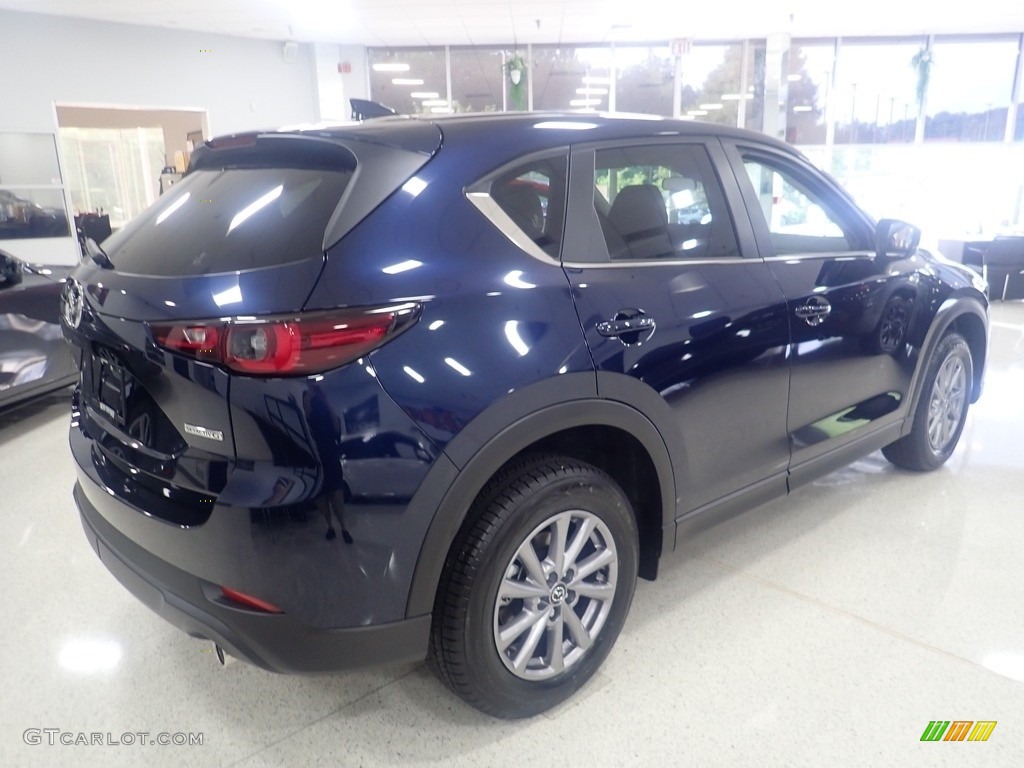 2023 CX-5 S Select AWD - Deep Crystal Blue Mica / Silk Beige photo #2