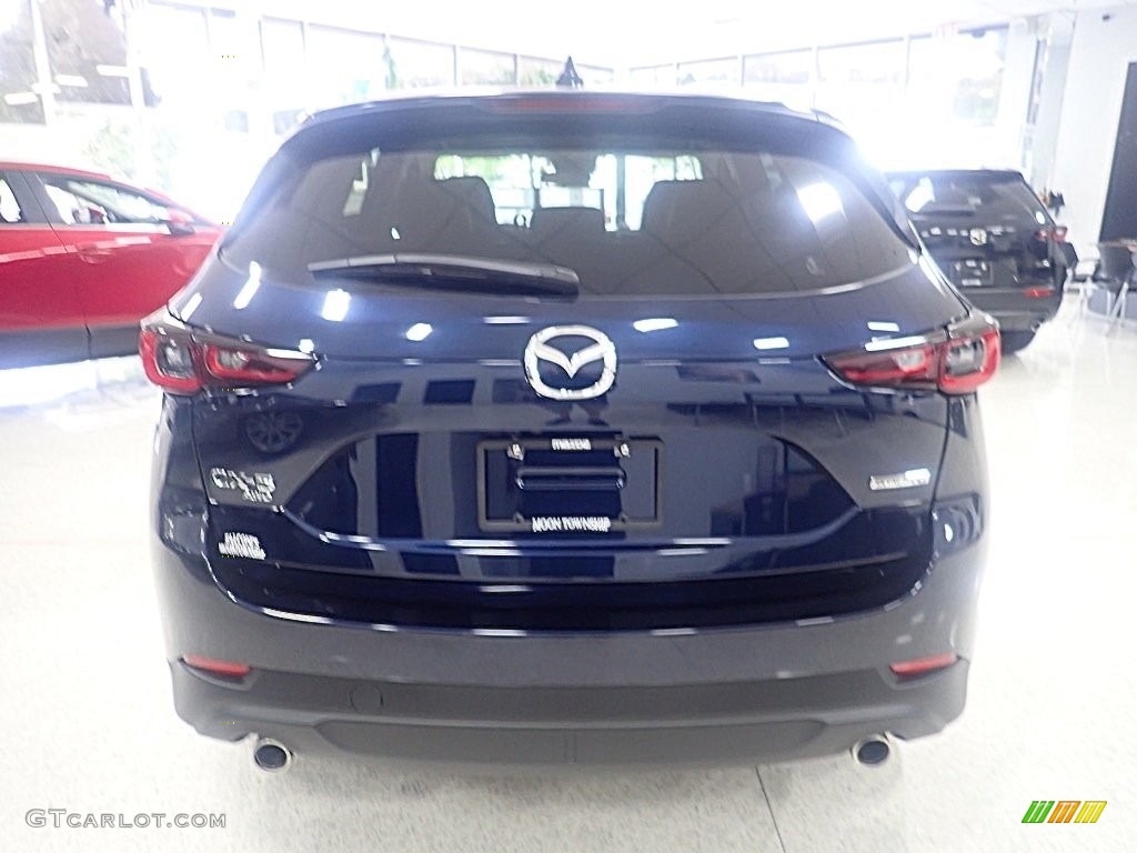 2023 CX-5 S Select AWD - Deep Crystal Blue Mica / Silk Beige photo #3
