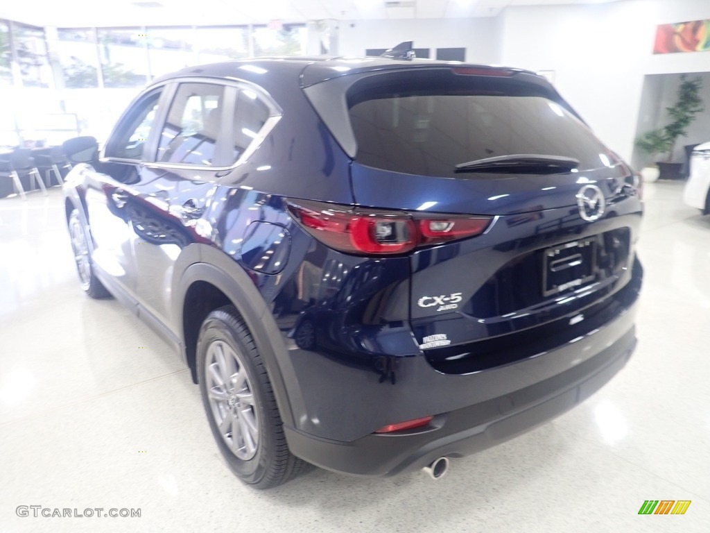 2023 CX-5 S Select AWD - Deep Crystal Blue Mica / Silk Beige photo #5