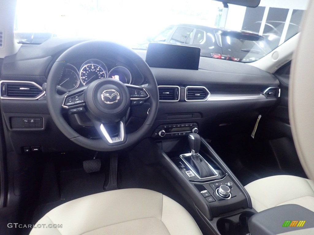 2023 CX-5 S Select AWD - Deep Crystal Blue Mica / Silk Beige photo #13