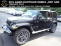 Black 2024 Jeep Wrangler 4-Door High Altitude 4xe Hybrid