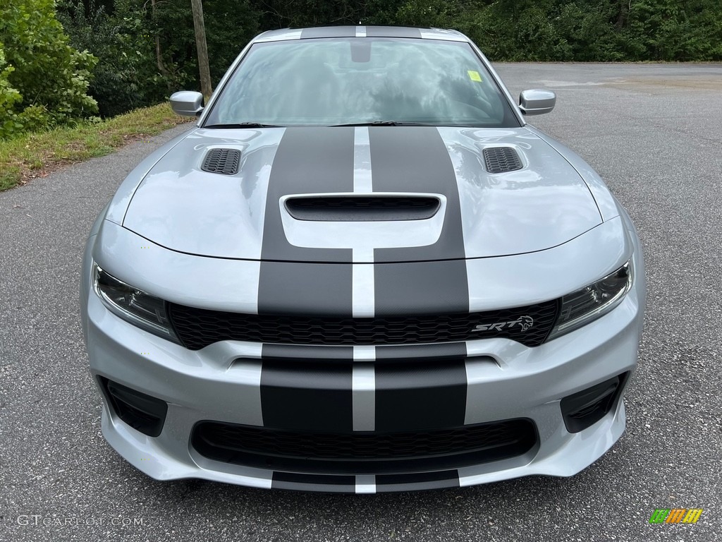 2022 Charger SRT Hellcat Widebody - Triple Nickel / Black photo #3