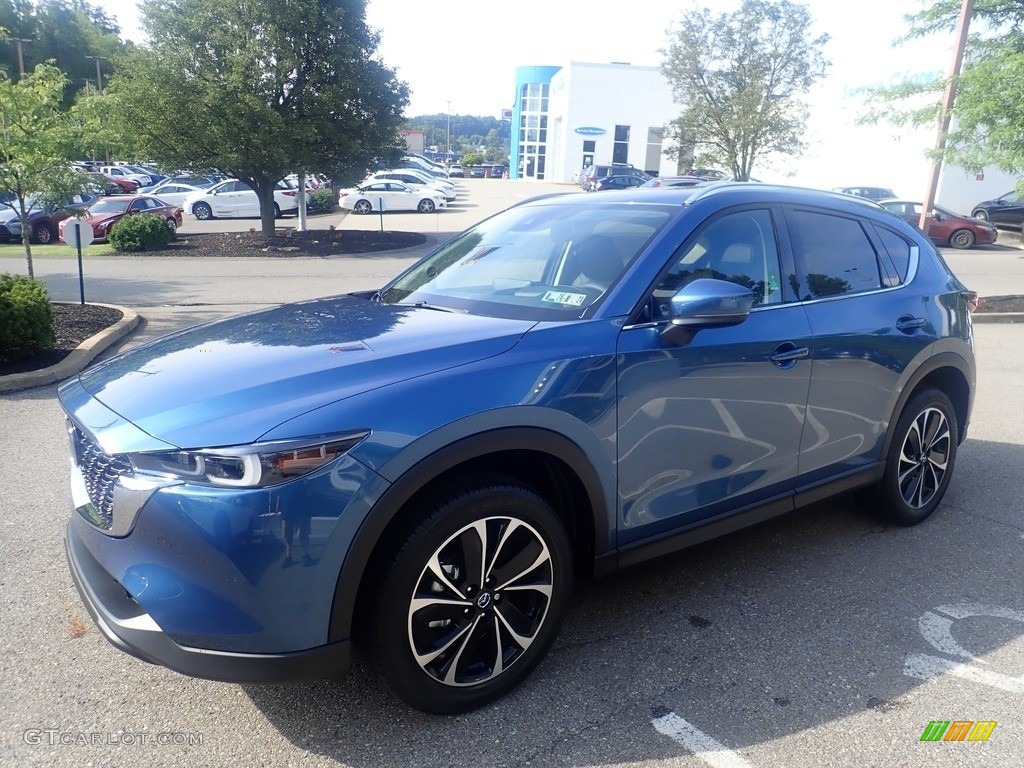 2023 CX-5 S Premium Plus AWD - Eternal Blue Mica / Black photo #7