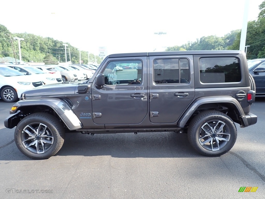 Granite Crystal Metallic 2024 Jeep Wrangler 4-Door Sport S 4xe Hybrid Exterior Photo #146439809