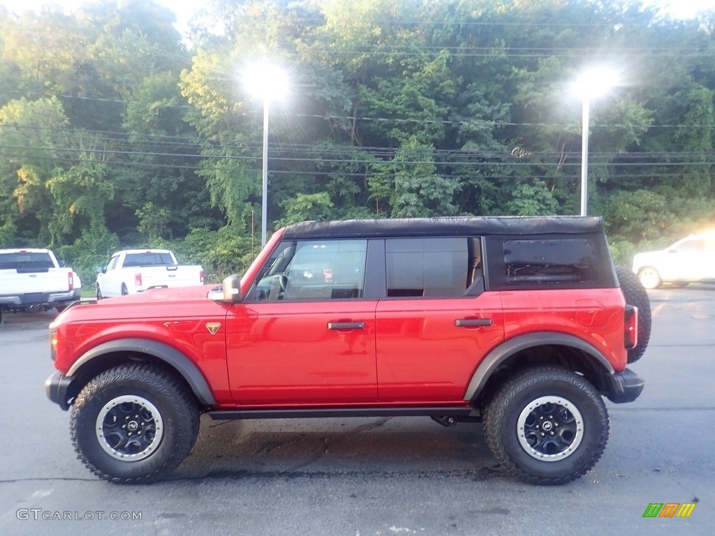 Hot Pepper Red Metallic 2023 Ford Bronco Badlands 4X4 4-Door Exterior Photo #146440022