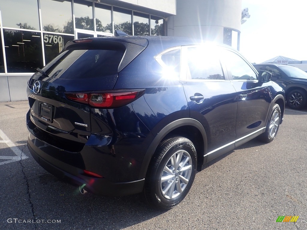 2023 CX-5 S Preferred AWD - Deep Crystal Blue Mica / Black photo #2