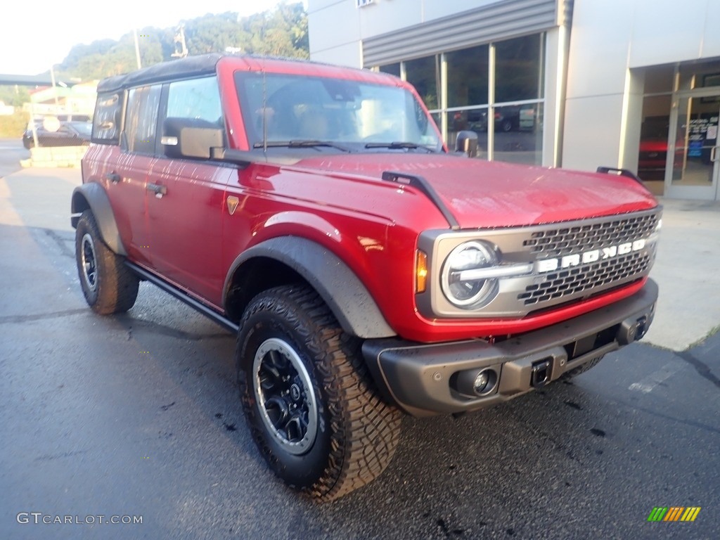 Hot Pepper Red Metallic 2023 Ford Bronco Badlands 4X4 4-Door Exterior Photo #146440076