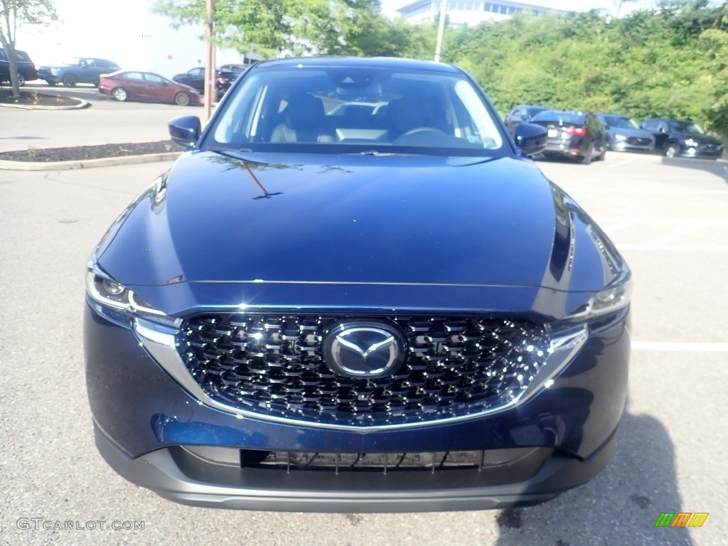 2023 CX-5 S Preferred AWD - Deep Crystal Blue Mica / Black photo #8