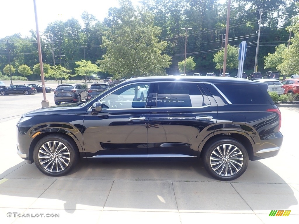 Abyss Black Pearl 2024 Hyundai Palisade Calligraphy AWD Exterior Photo #146440262