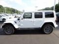 Bright White 2024 Jeep Wrangler 4-Door High Altitude 4xe Hybrid Exterior