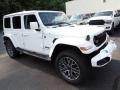 Bright White 2024 Jeep Wrangler 4-Door High Altitude 4xe Hybrid Exterior