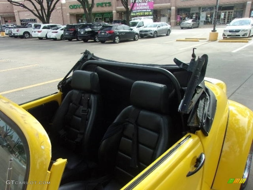 1976 Beetle Convertible - Yellow / Black photo #2