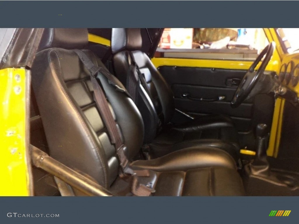 1976 Beetle Convertible - Yellow / Black photo #3