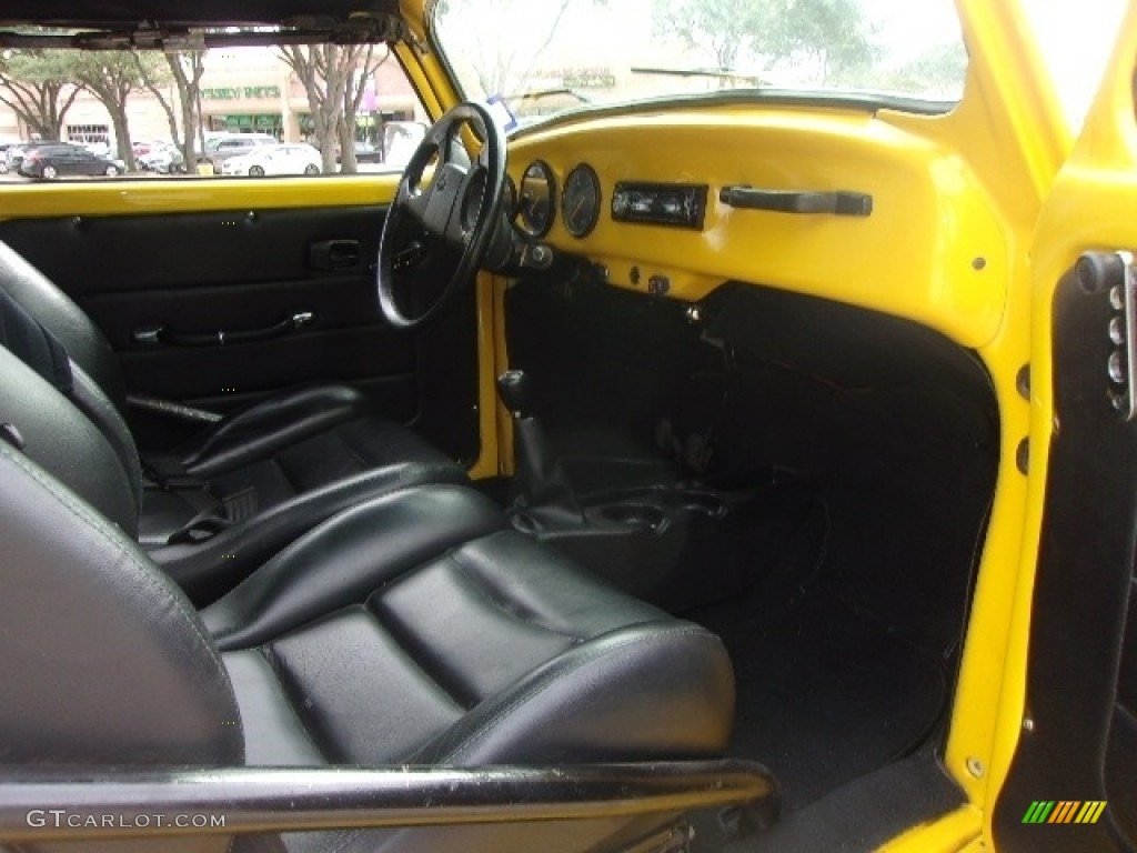 1976 Beetle Convertible - Yellow / Black photo #6
