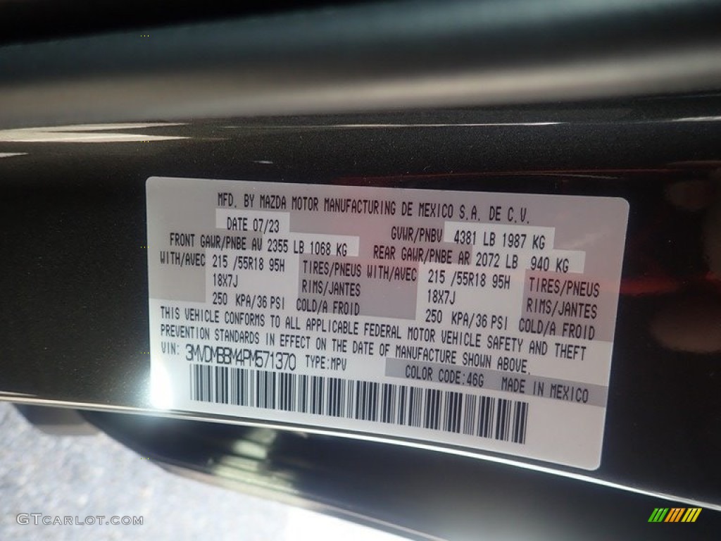 2023 CX-30 Color Code 46G for Platinum Quartz Metallic Photo #146441015