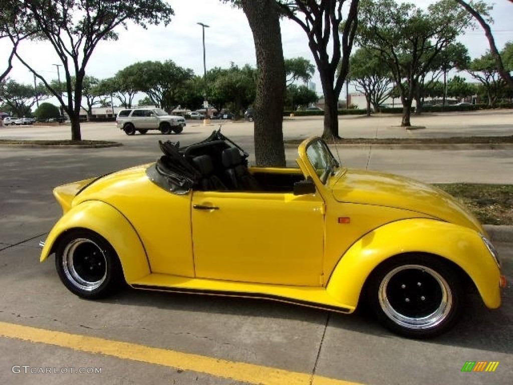 1976 Beetle Convertible - Yellow / Black photo #8