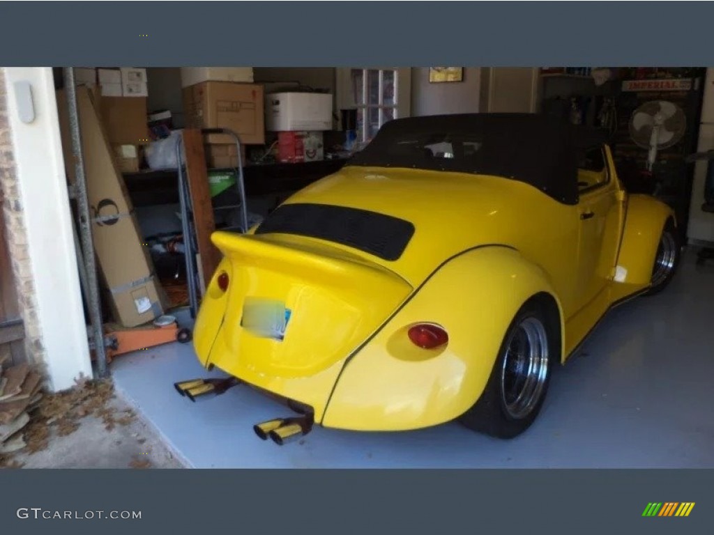 1976 Beetle Convertible - Yellow / Black photo #12