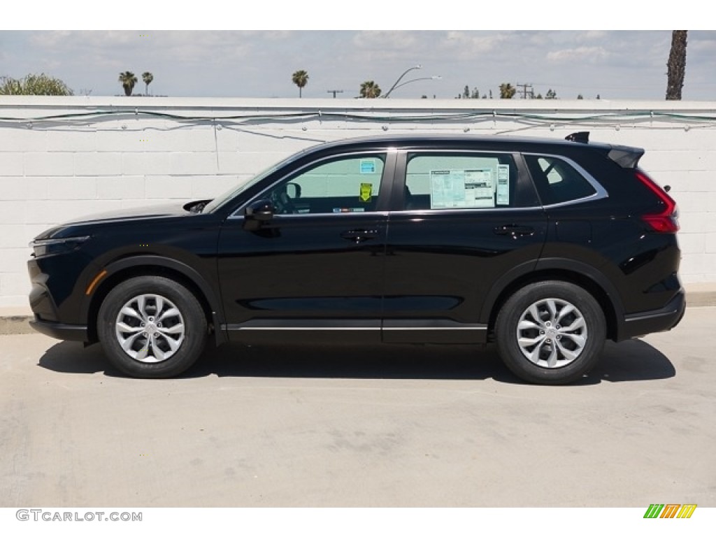 Crystal Black Pearl 2024 Honda CR-V LX AWD Exterior Photo #146441324