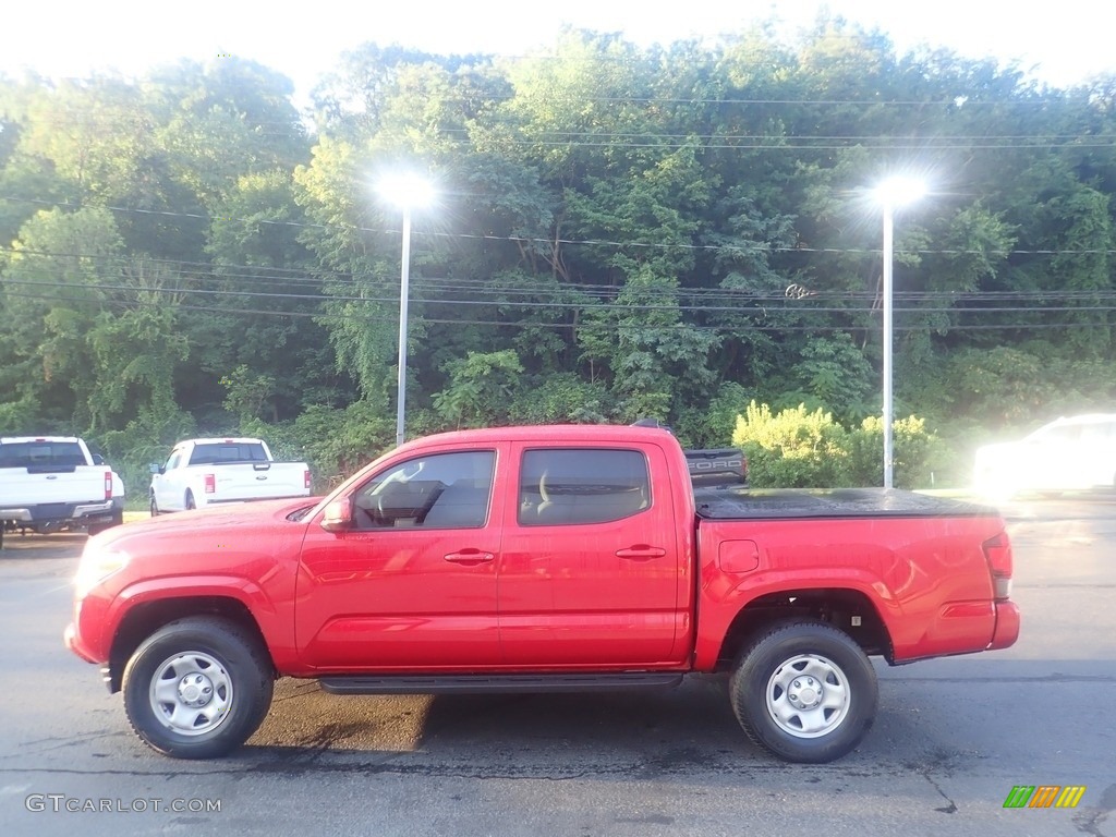 2021 Tacoma SR Double Cab 4x4 - Barcelona Red Metallic / Cement photo #5