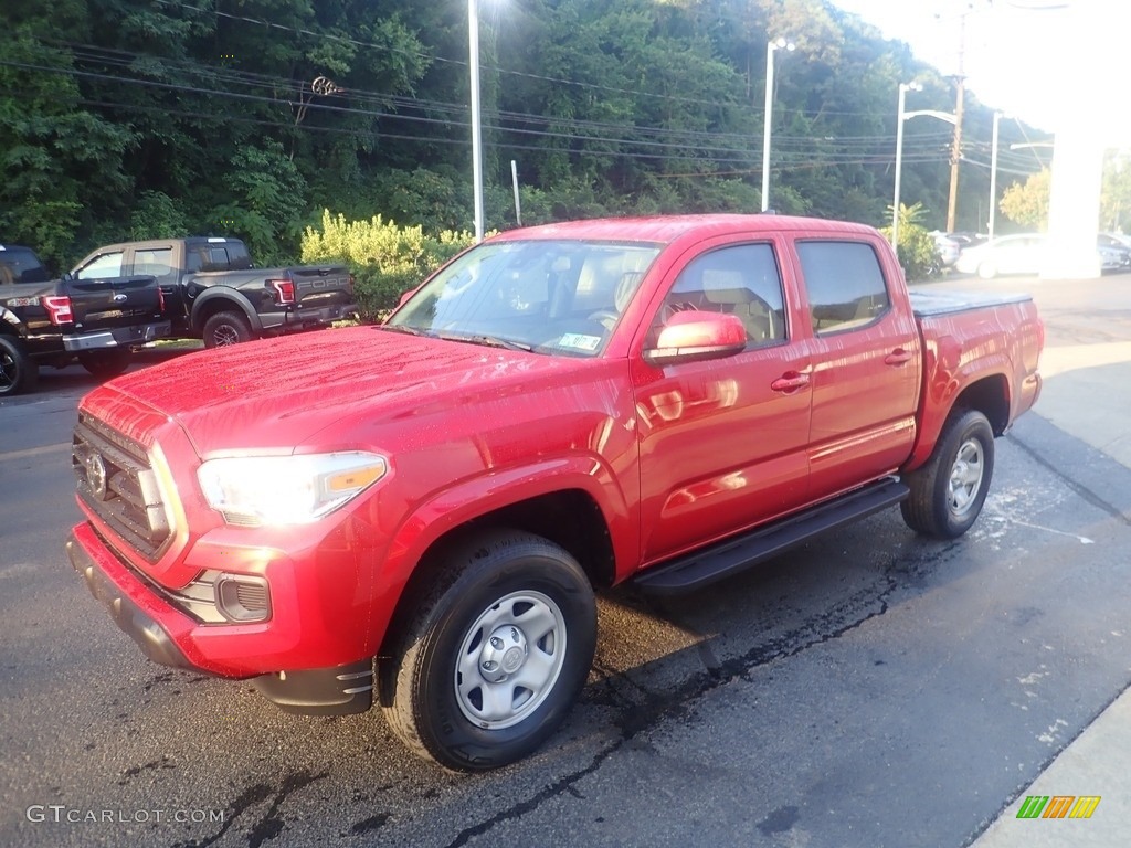 2021 Tacoma SR Double Cab 4x4 - Barcelona Red Metallic / Cement photo #6