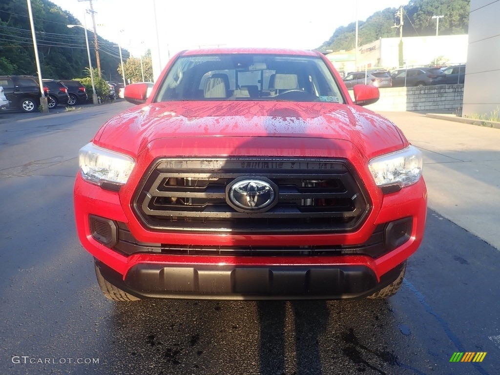 2021 Tacoma SR Double Cab 4x4 - Barcelona Red Metallic / Cement photo #7