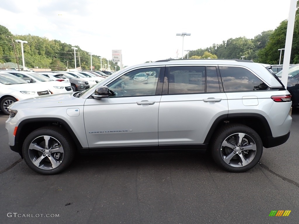 2023 Grand Cherokee 4XE - Silver Zynith / Global Black photo #2