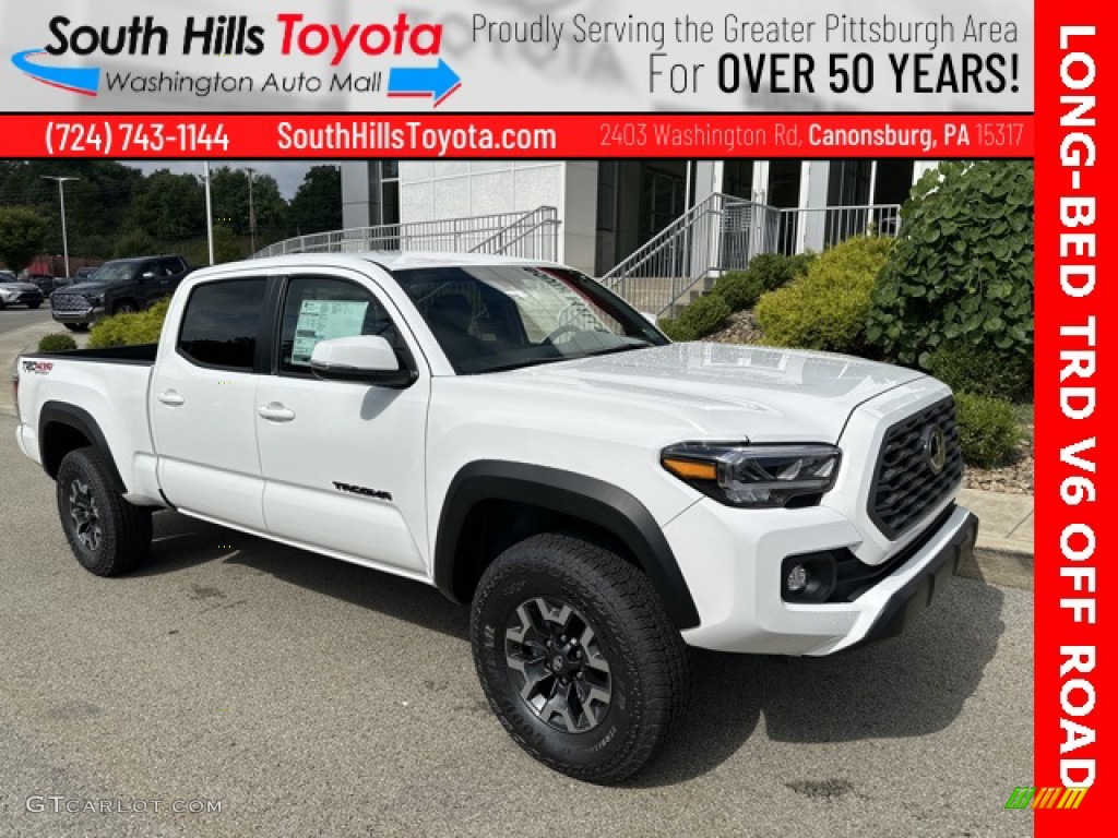 2023 Tacoma TRD Off Road Double Cab 4x4 - Ice Cap / Black/Cement photo #1