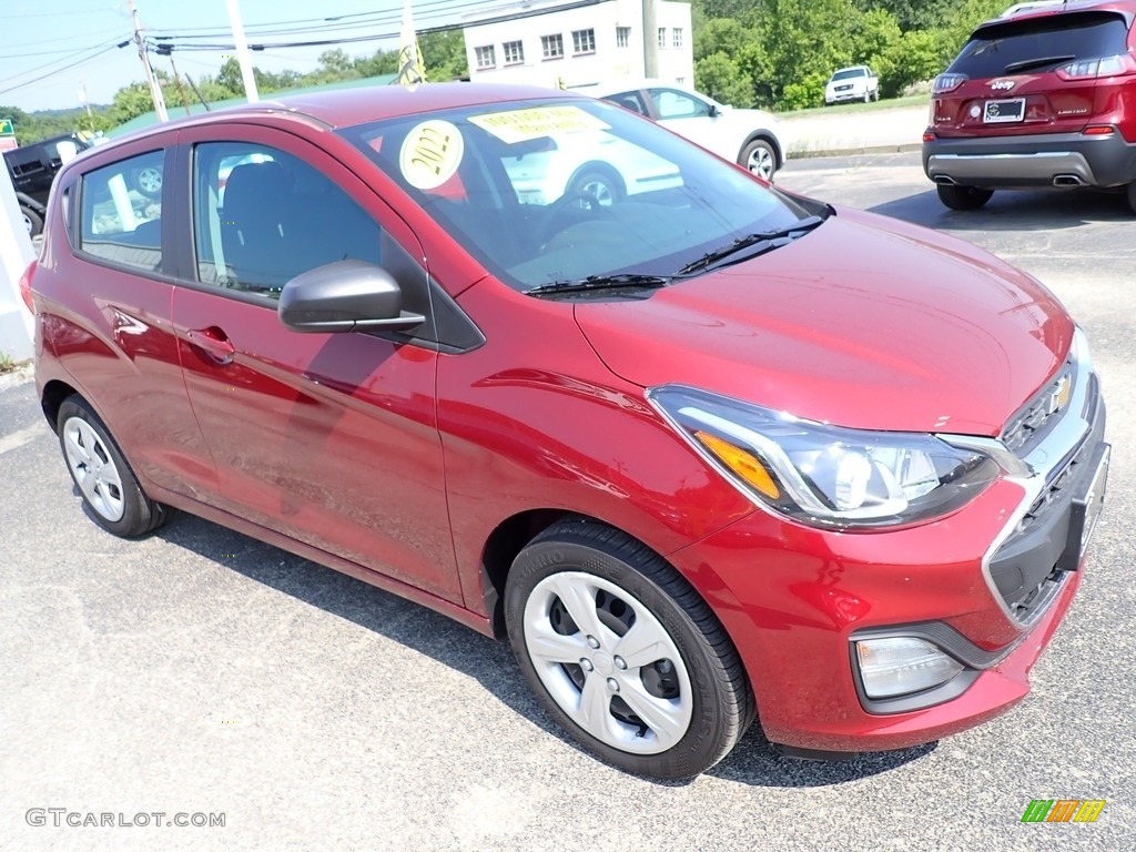 Crimson Metallic 2022 Chevrolet Spark LS Exterior Photo #146442762