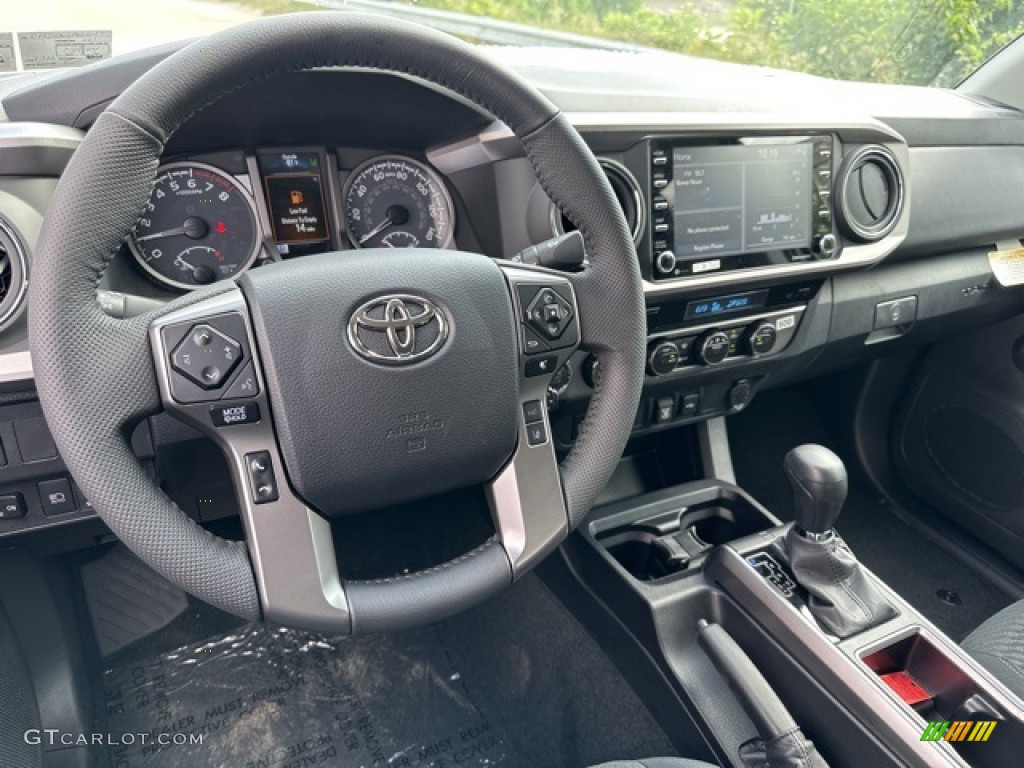 2023 Toyota Tacoma Trail Edition Double Cab 4x4 Black Dashboard Photo #146442929