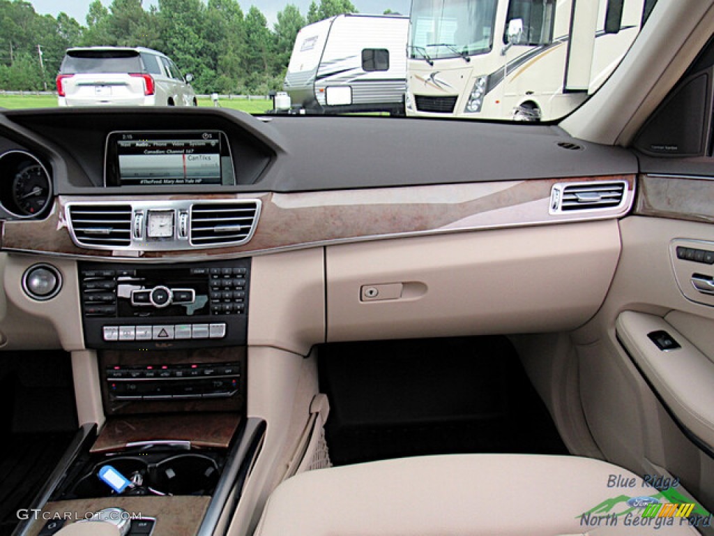 2014 E 350 Sedan - Black / Silk Beige/Espresso Brown photo #14